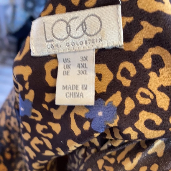 Logo animal print oversized dress. Bell and brown - Picture 9 of 11